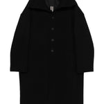 Cappotto monopetto in nero Rick owens - uomo 
