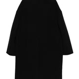 Cappotto monopetto in nero Rick owens - uomo 