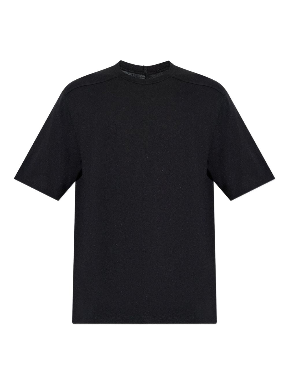 T-shirt a maniche corte e scollo rotondo in nero Rick owens - uomo 