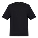 T-shirt a maniche corte e scollo rotondo in nero Rick owens - uomo 