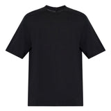 T-shirt a maniche corte e scollo rotondo in nero Rick owens - uomo 