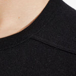 T-shirt a maniche corte e scollo rotondo in nero Rick owens - uomo 