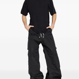 T-shirt a maniche corte e scollo rotondo in nero Rick owens - uomo 