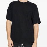 T-shirt a maniche corte e scollo rotondo in nero Rick owens - uomo 
