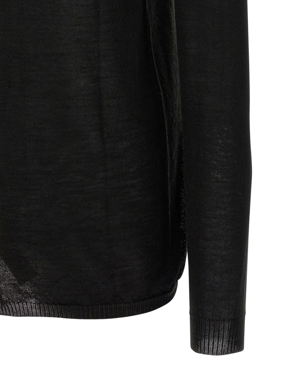Maglione a girocollo in nero Rick owens - uomo 