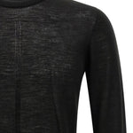Maglione a girocollo in nero Rick owens - uomo 
