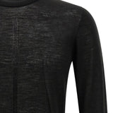 Maglione a girocollo in nero Rick owens - uomo 