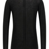 Maglione a girocollo in nero Rick owens - uomo 