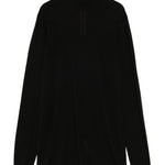 Maglione in lana a collo alto in nero Rick Owens - uomo 