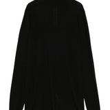 Maglione in lana a collo alto in nero Rick Owens - uomo 