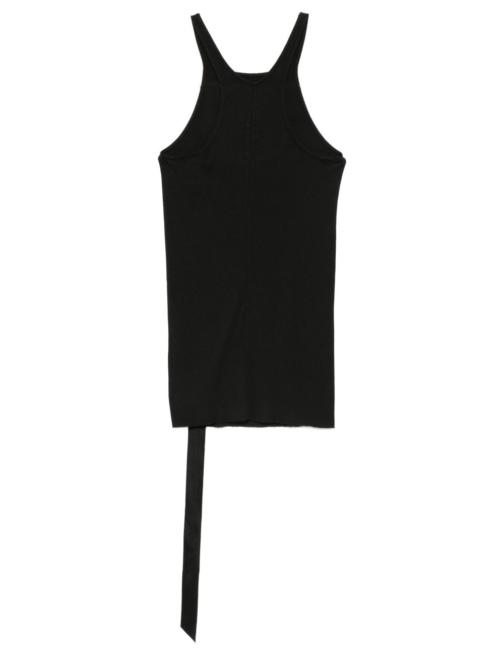 Top asimmetrico a coste in nero Rick owens drkshdw - donna 