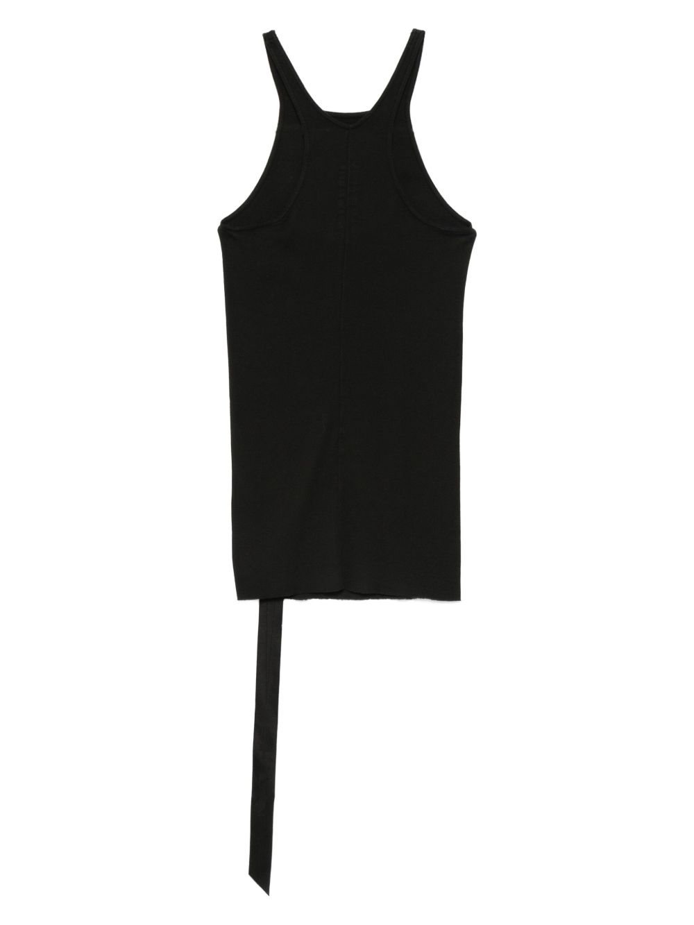 Top asimmetrico a coste in nero Rick owens drkshdw - donna 