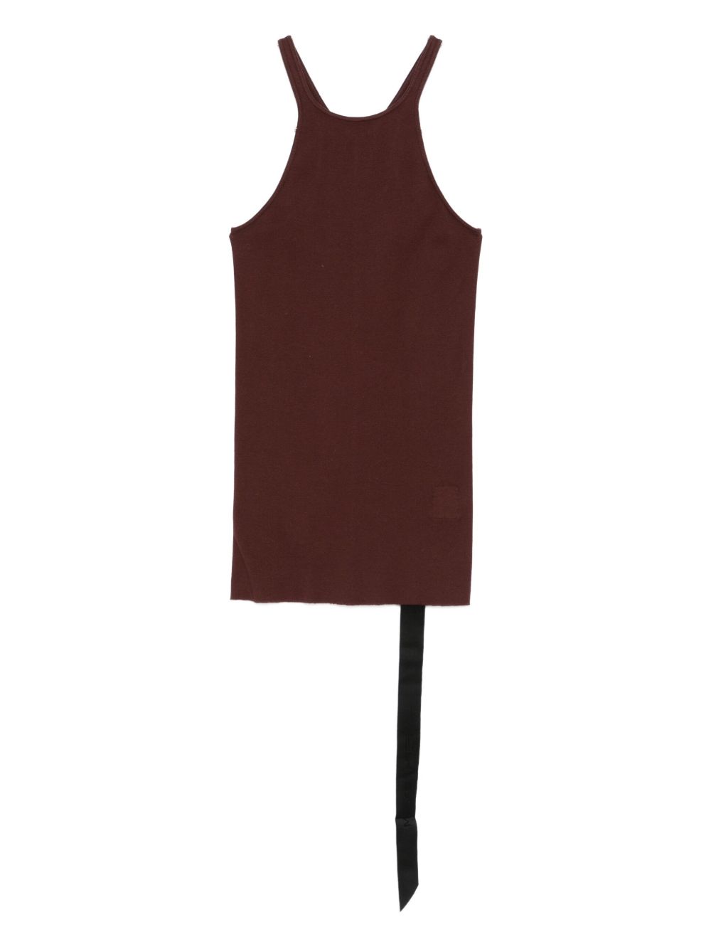 Canotta in cotone biologico in marrone Rick owens drkshdw - donna 