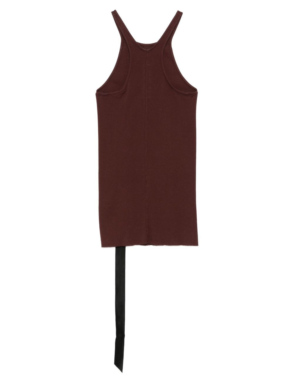Canotta in cotone biologico in marrone Rick owens drkshdw - donna 