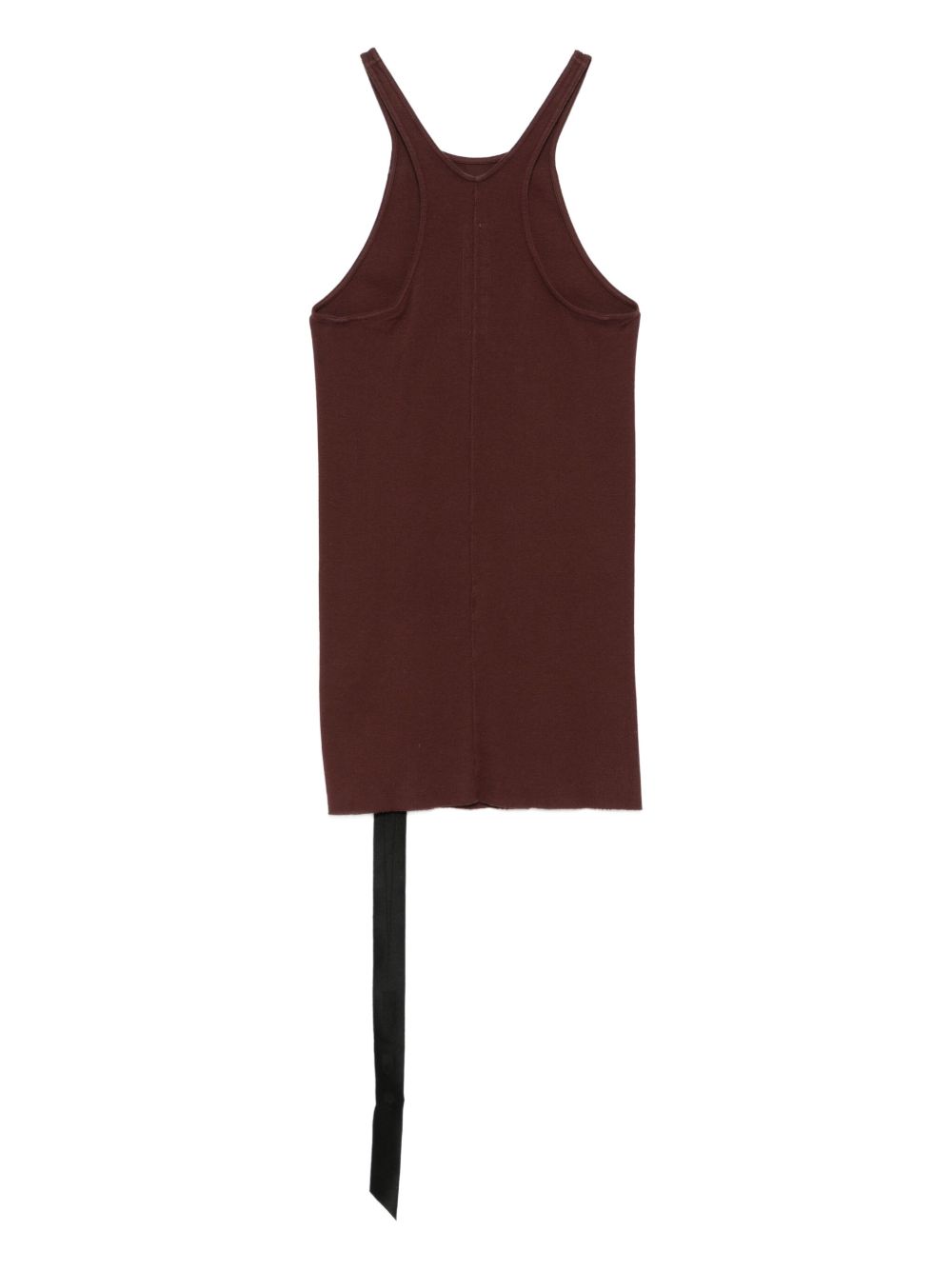 Canotta in cotone biologico in marrone Rick owens drkshdw - donna 
