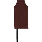 Canotta in cotone biologico in marrone Rick owens drkshdw - donna 