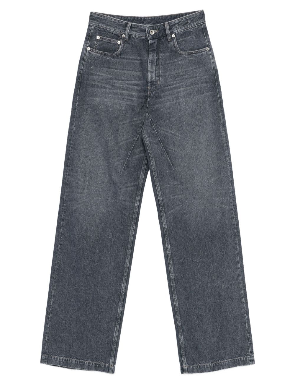 Jeans Geth con effetto schiarito in grigio Rick owens drkshdw - donna 