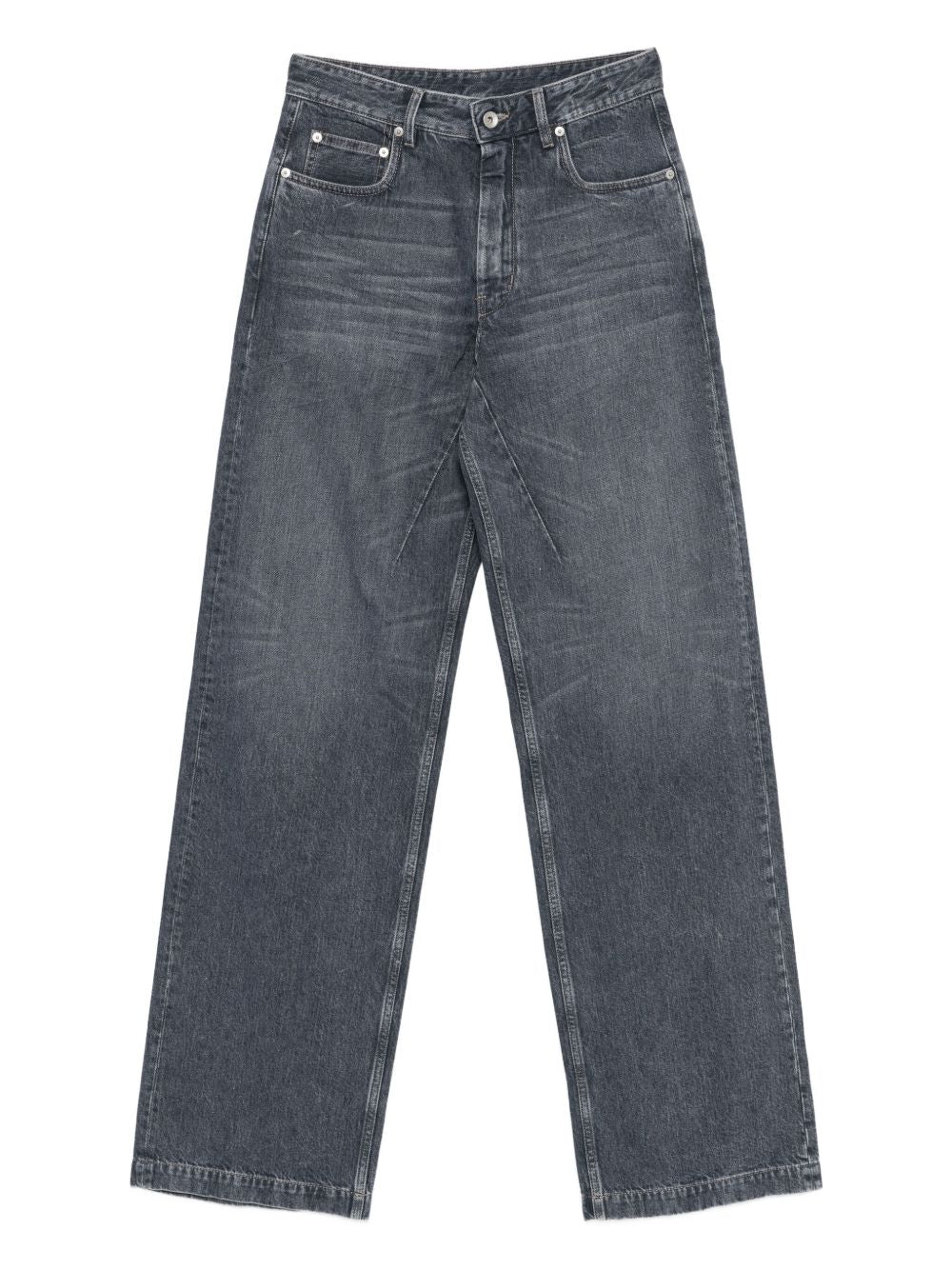 Jeans Geth con effetto schiarito in grigio Rick owens drkshdw - donna 