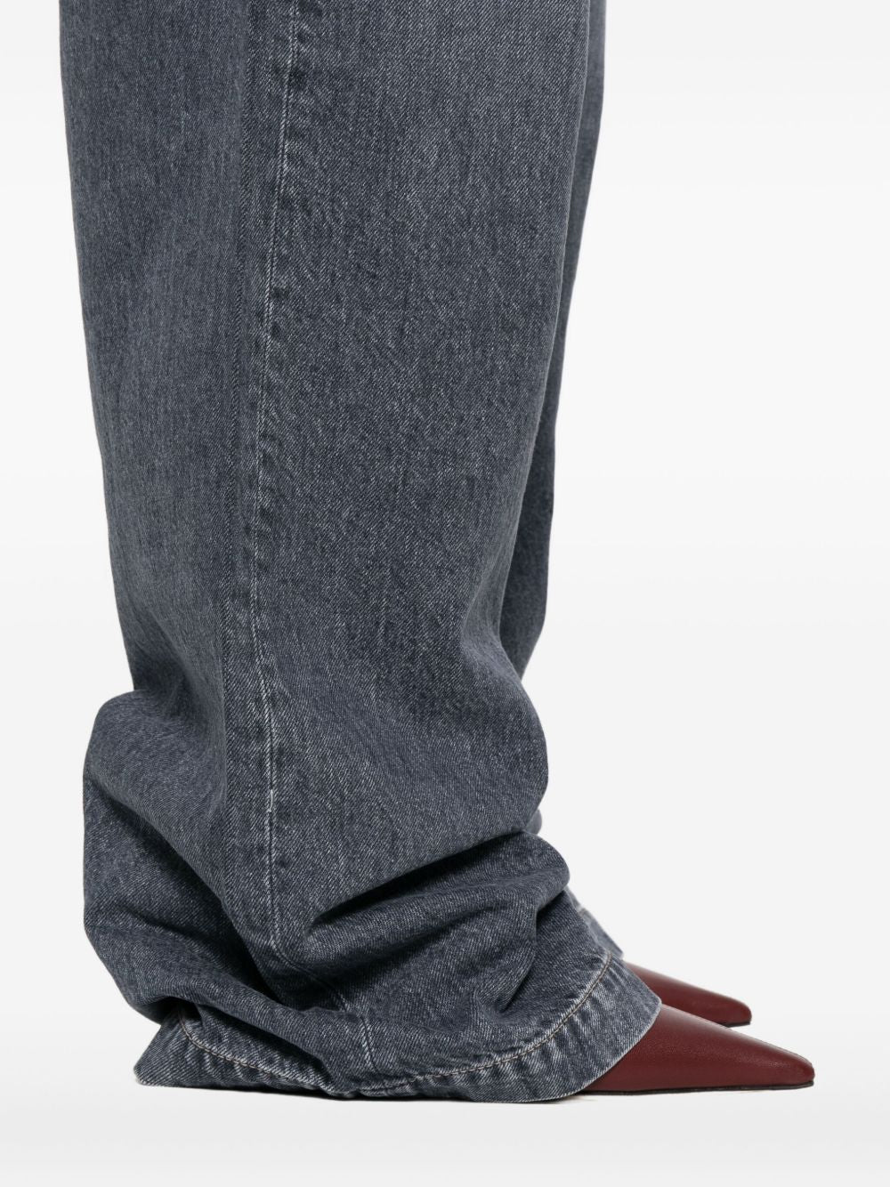 Jeans Geth con effetto schiarito in grigio Rick owens drkshdw - donna 