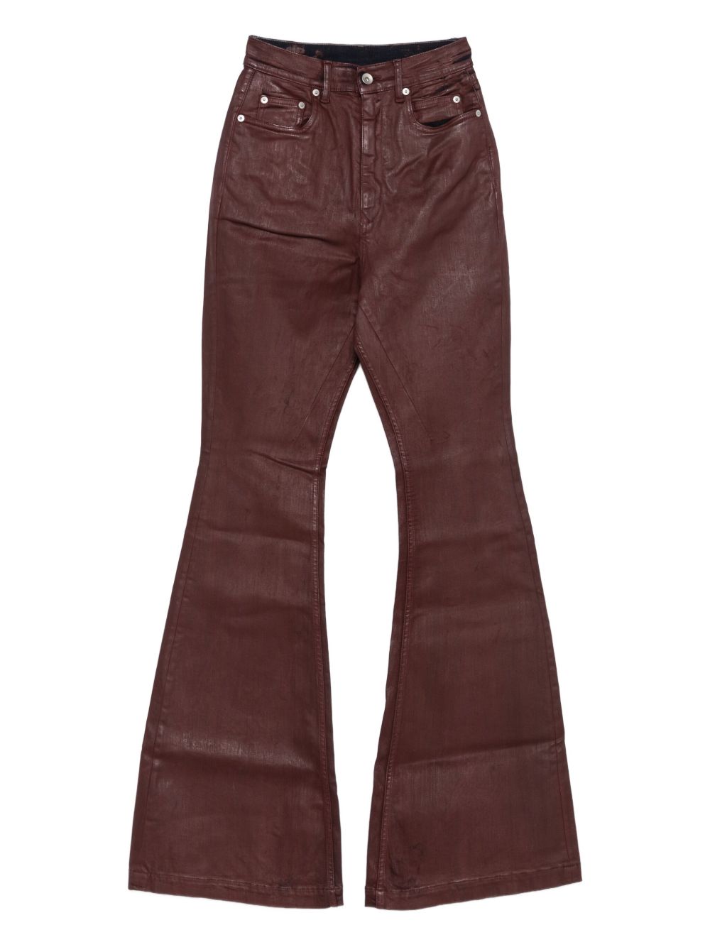 Jeans Bolan cerati in marrone Rick owens drkshdw - donna 