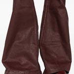 Jeans Bolan cerati in marrone Rick owens drkshdw - donna 