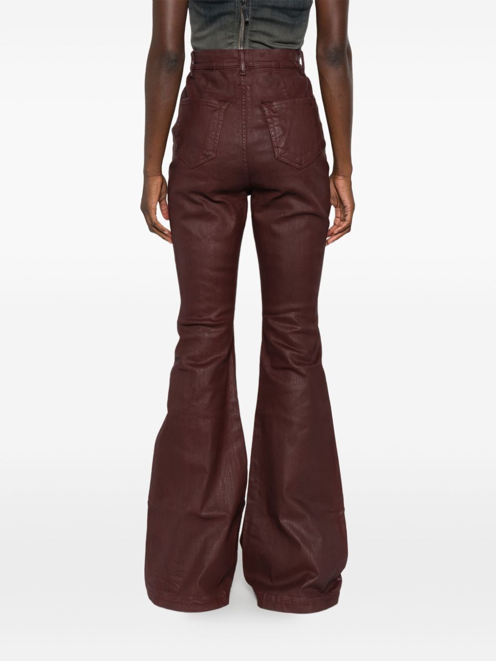 Jeans Bolan cerati in marrone Rick owens drkshdw - donna 