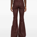 Jeans Bolan cerati in marrone Rick owens drkshdw - donna 