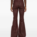 Jeans Bolan cerati in marrone Rick owens drkshdw - donna 