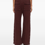 Pantaloni con bottoni in marrone Rick Owens DRKSHDW - donna 
