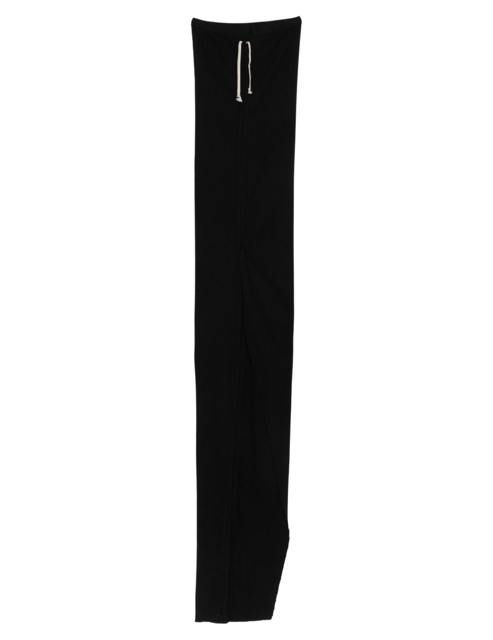 Gonna lunga con coulisse e spacco laterale in nero Rick owens drkshdw - donna 