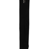 Gonna lunga con coulisse e spacco laterale in nero Rick owens drkshdw - donna 