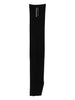 Women's Rick Owens DRKSHDW black long skirt with drawstring and side slit