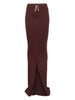 Rick Owens DRKSHDW high-waisted skirt in brown - women