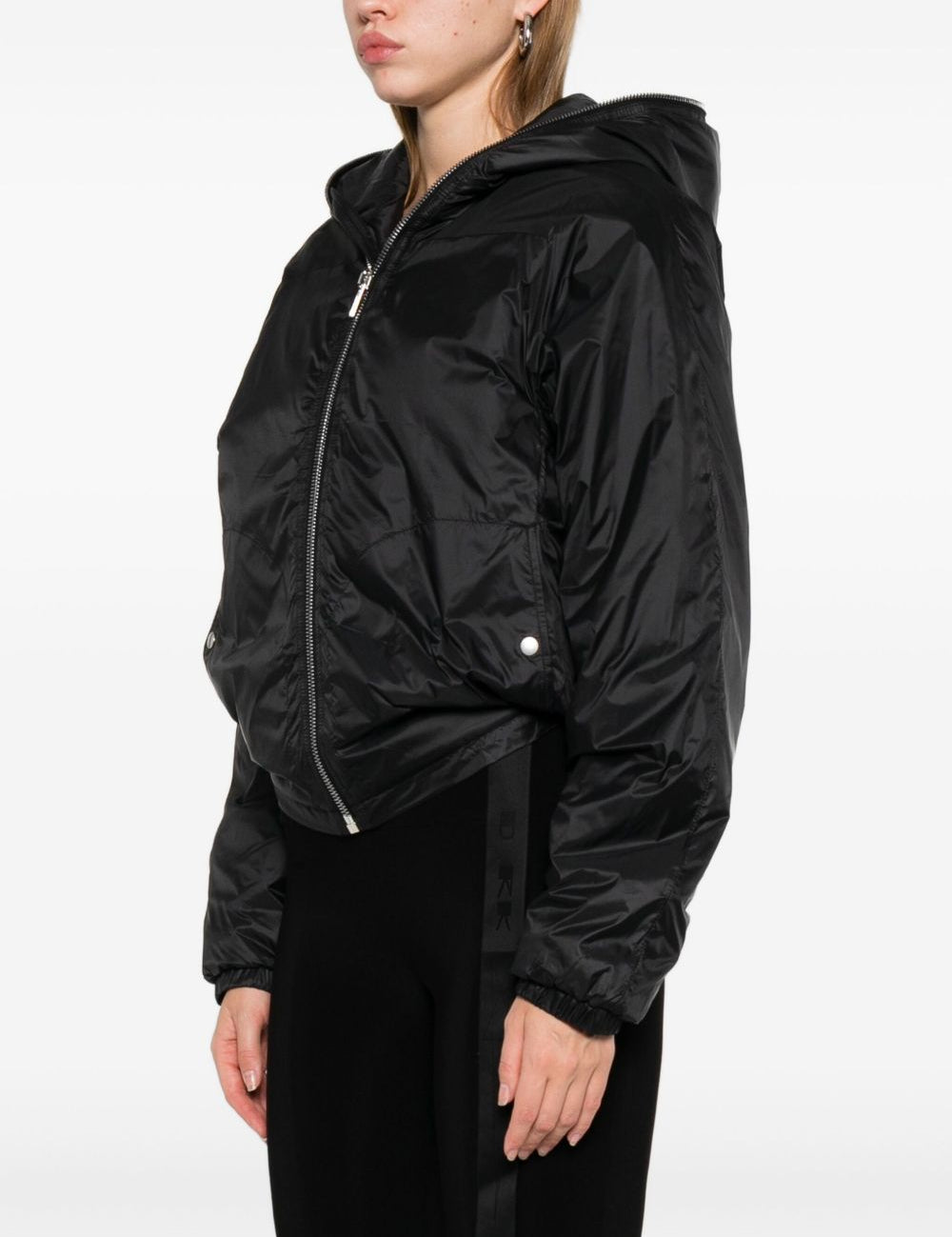 Giacca con cappuccio in nero Rick owens drkshdw - donna 