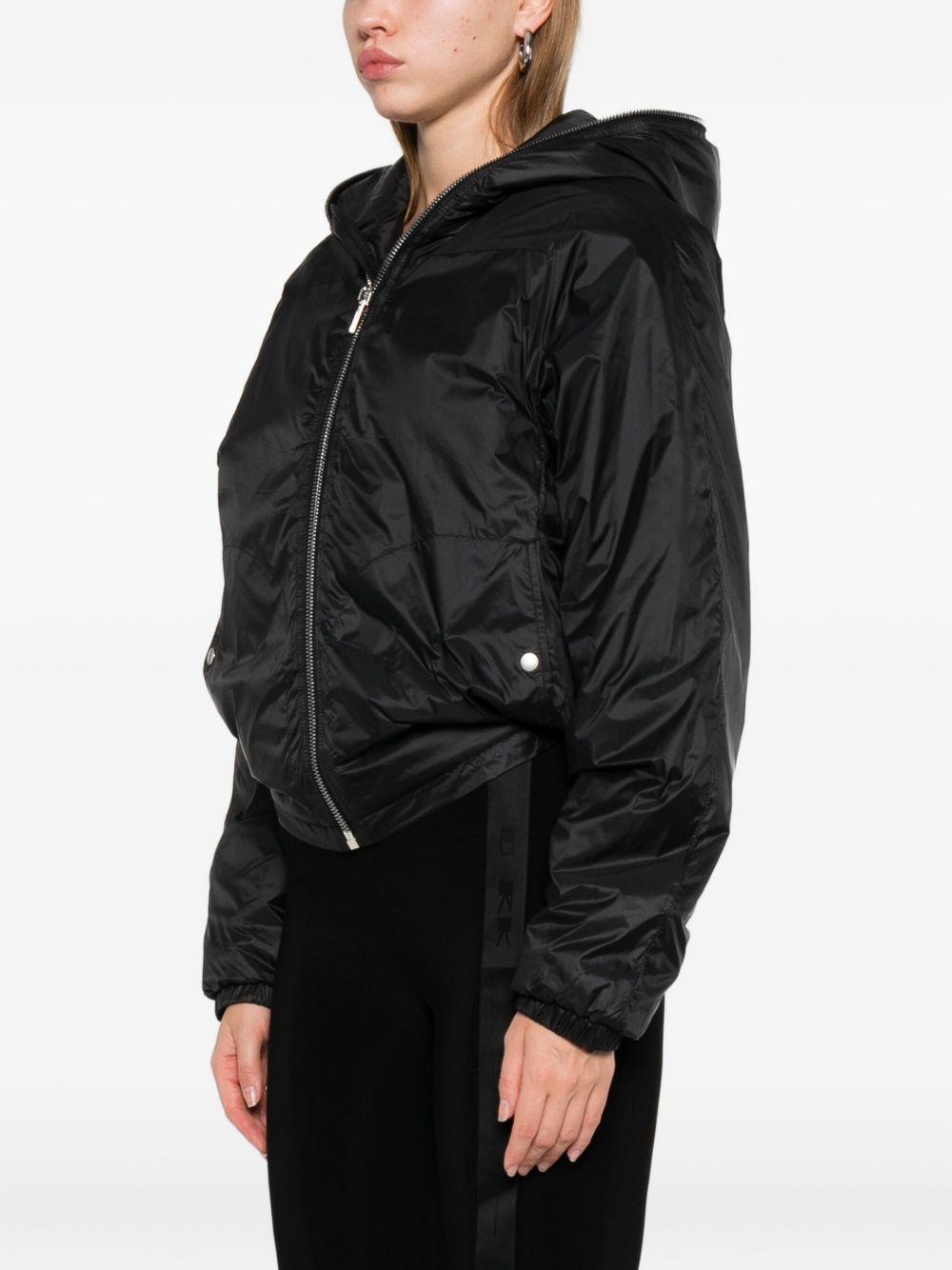 Giacca con cappuccio in nero Rick owens drkshdw - donna 