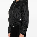 Giacca con cappuccio in nero Rick owens drkshdw - donna 