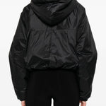 Giacca con cappuccio in nero Rick owens drkshdw - donna 