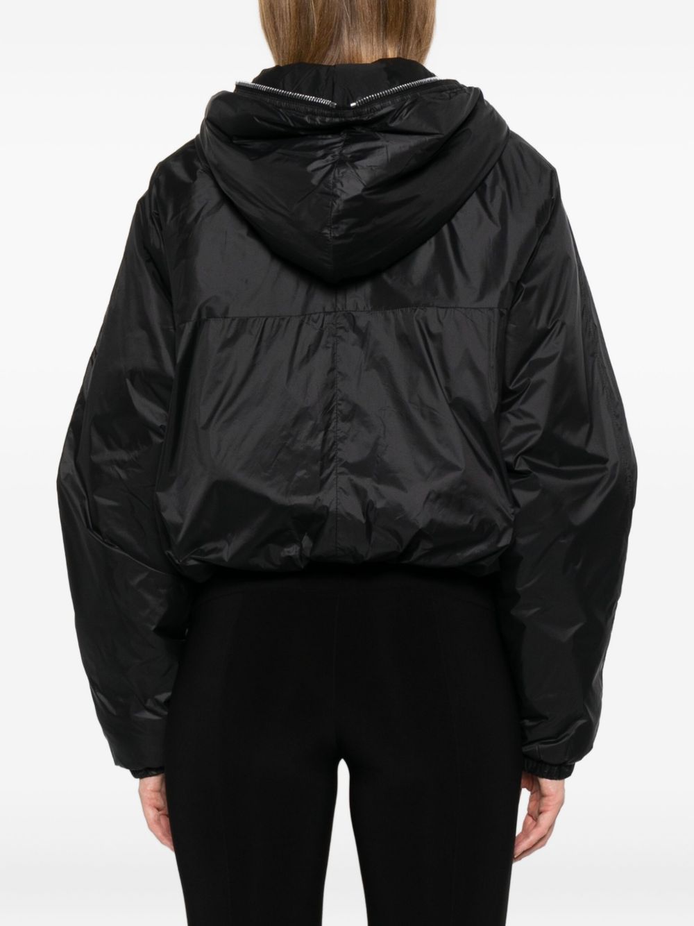 Giacca con cappuccio in nero Rick owens drkshdw - donna 