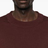T-shirt a strati a maniche lunghe in borgogna Rick owens drkshdw - uomo 