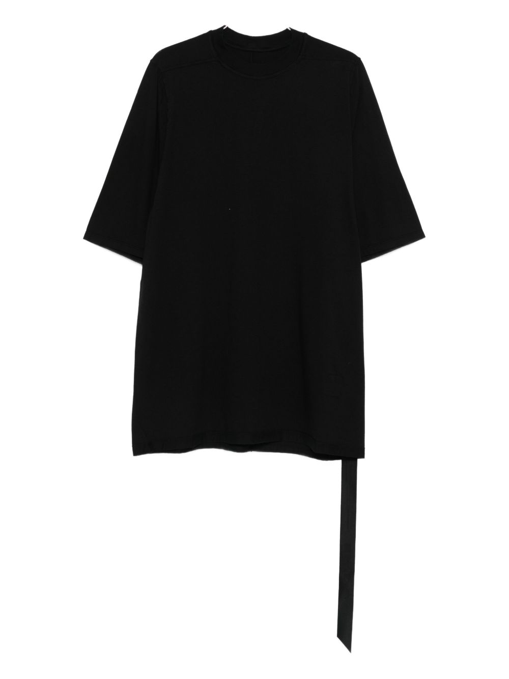 T-shirt a maniche corte jumbo in nero Rick owens drkshdw - uomo 