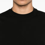 T-shirt a maniche corte jumbo in nero Rick owens drkshdw - uomo 