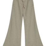 Pantaloni a gamba ampia con coulisse in grigio Rick owens drkshdw - uomo 