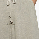 Pantaloni a gamba ampia con coulisse in grigio Rick owens drkshdw - uomo 