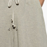 Pantaloni a gamba ampia con coulisse in grigio Rick owens drkshdw - uomo 