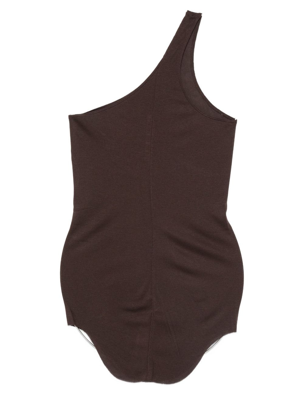 Top monospalla in marrone Rick owens lilies - donna 