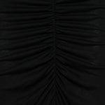 Gonna midi con ruches in nero Rick Owens Lilies -  donna 