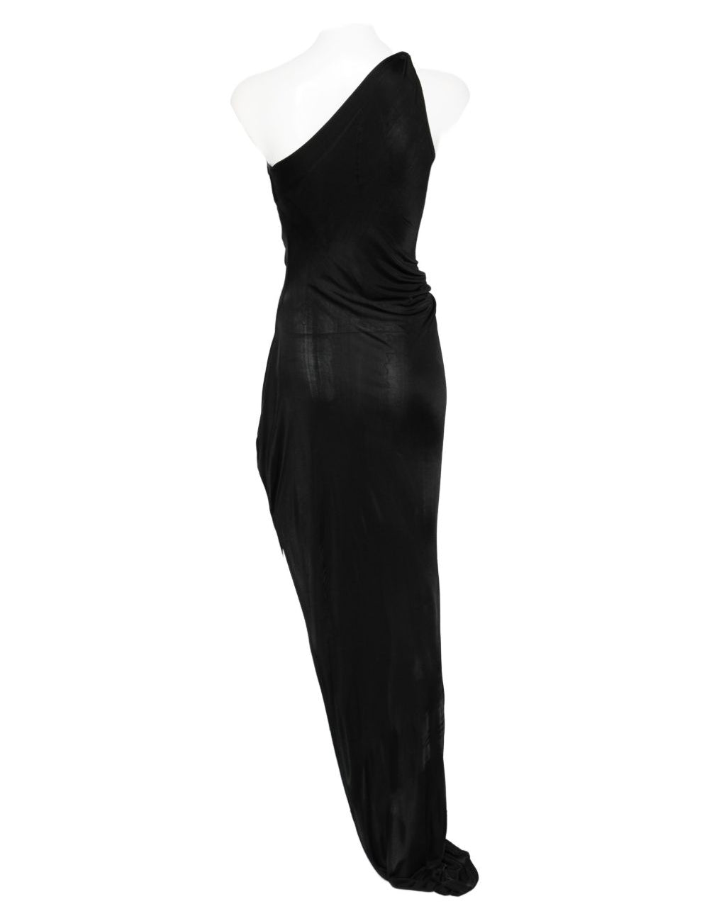 Abito con spacco hydra aaliyah n nero Rick owens lilies - donna 