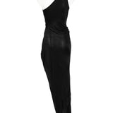 Abito con spacco hydra aaliyah n nero Rick owens lilies - donna 