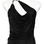 Abito con spacco hydra aaliyah n nero Rick owens lilies - donna 