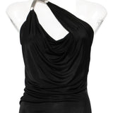 Abito con spacco hydra aaliyah n nero Rick owens lilies - donna 